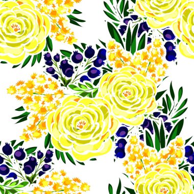 Kusursuz çiçek deseni