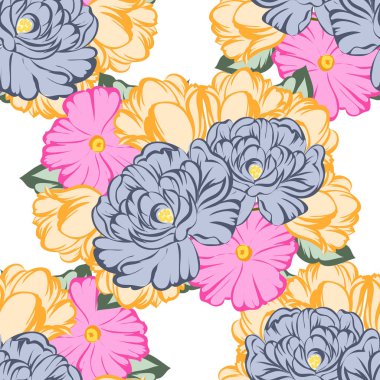 Kusursuz çiçek deseni