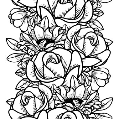 Kusursuz çiçek deseni