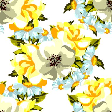 Kusursuz çiçek deseni