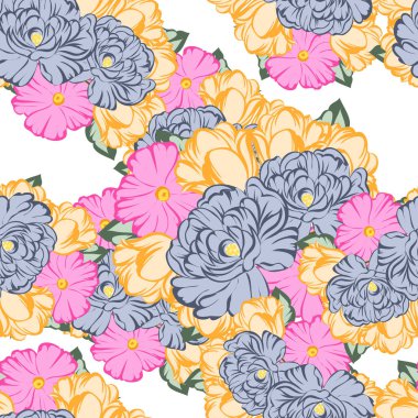 Kusursuz çiçek deseni