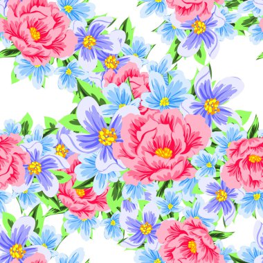 Kusursuz çiçek deseni