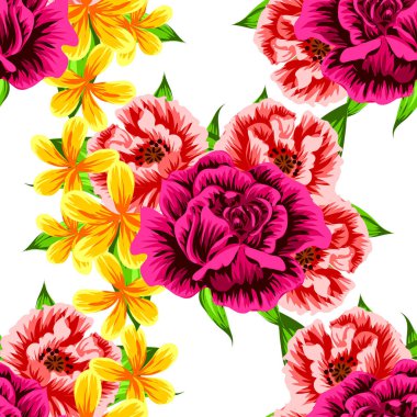 Kusursuz çiçek deseni