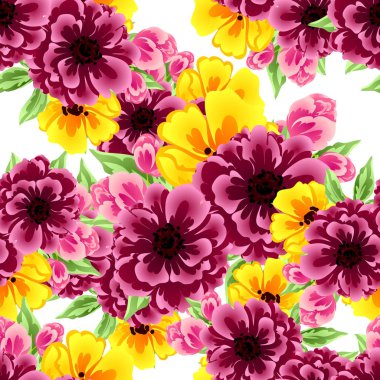 Kusursuz çiçek deseni