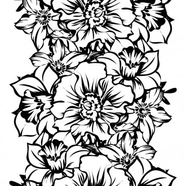 Kusursuz çiçek deseni