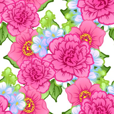 Kusursuz çiçek deseni