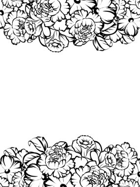 Kusursuz çiçek deseni