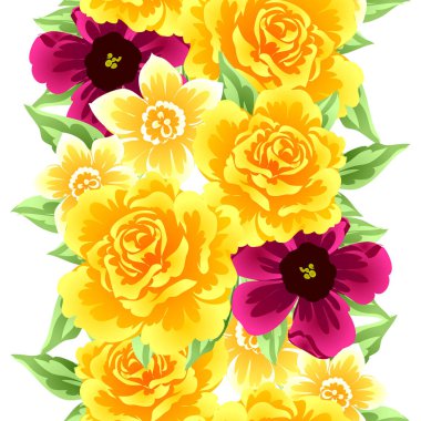 Kusursuz çiçek deseni