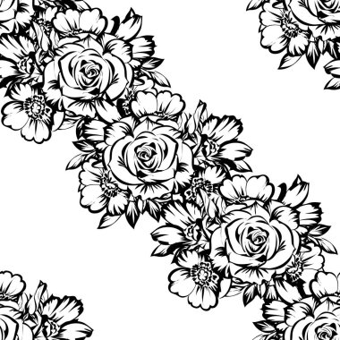 Kusursuz çiçek deseni