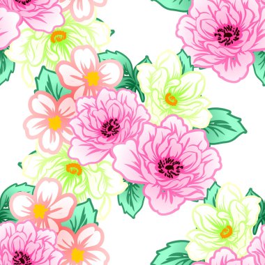 Kusursuz çiçek deseni