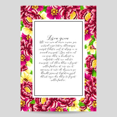 İhale çiçek davetiye