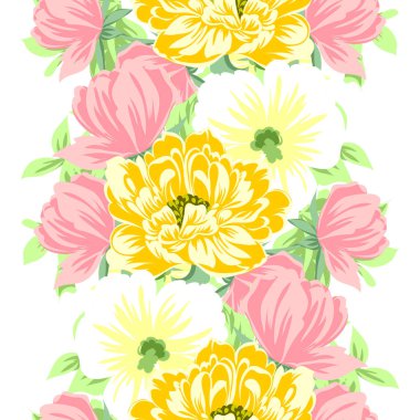 Kusursuz çiçek deseni