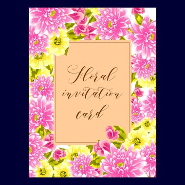 İhale çiçek davetiye