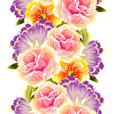 Kusursuz çiçek deseni