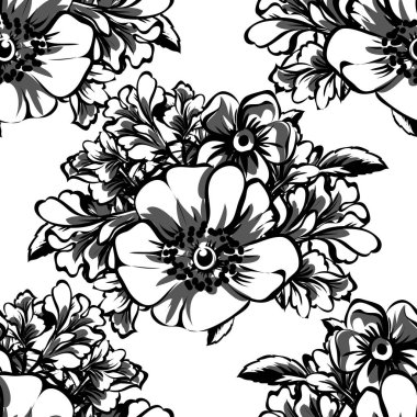 Kusursuz çiçek deseni