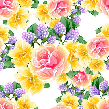 Kusursuz çiçek deseni