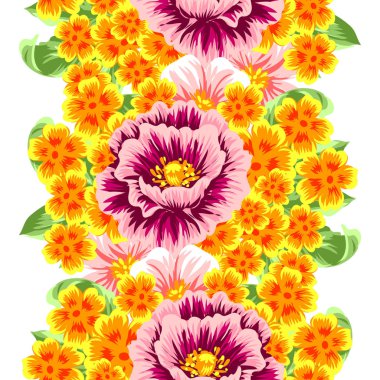 Kusursuz çiçek deseni