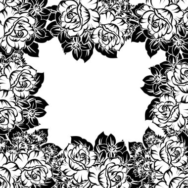 Vintage çiçek davetiye