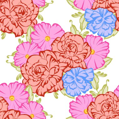 Kusursuz çiçek deseni