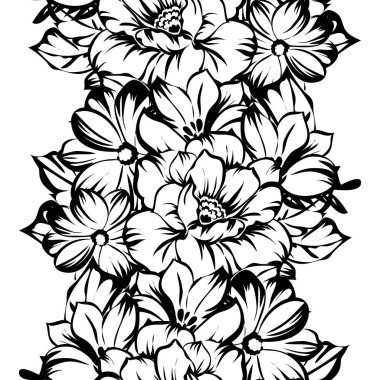 Kusursuz çiçek deseni