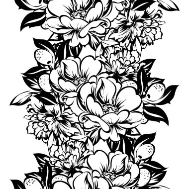 Kusursuz çiçek deseni