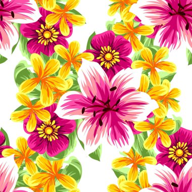 Kusursuz çiçek deseni