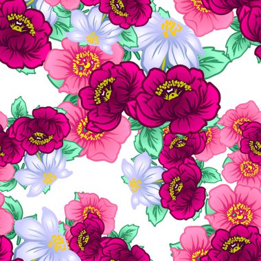 Kusursuz çiçek deseni