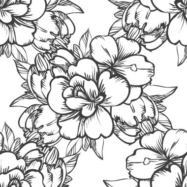 Kusursuz çiçek deseni