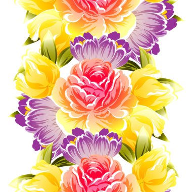 Kusursuz çiçek deseni