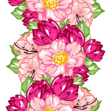 Kusursuz çiçek deseni