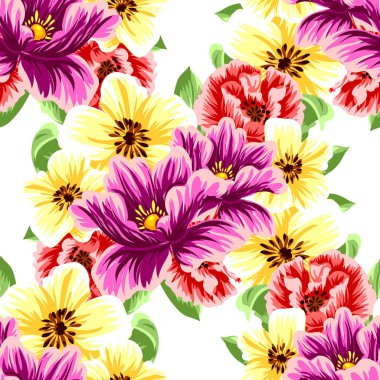 Kusursuz çiçek deseni