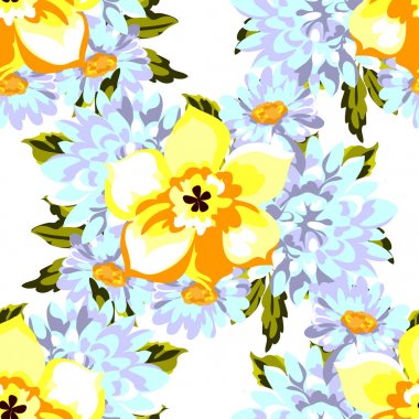 Kusursuz çiçek deseni