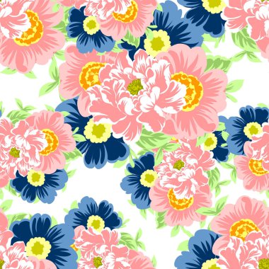 Kusursuz çiçek deseni