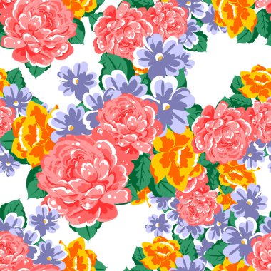 Kusursuz çiçek deseni