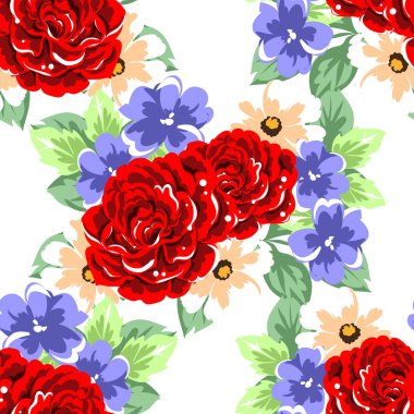 Kusursuz çiçek deseni