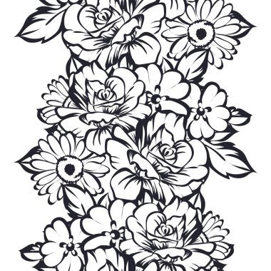 Kusursuz çiçek deseni