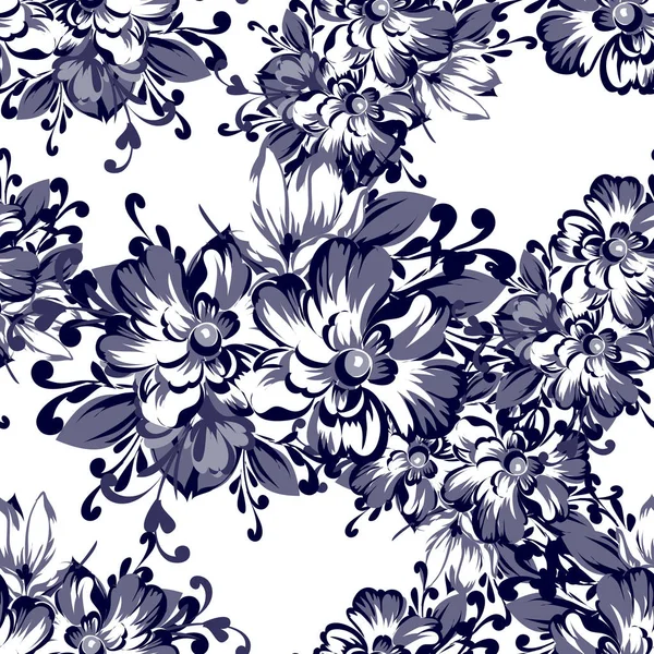 Seamless floral pattern — Stock Vector