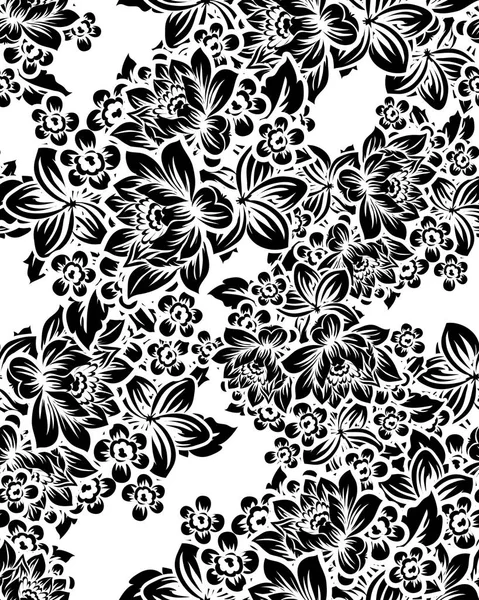 Modèle floral sans couture — Image vectorielle