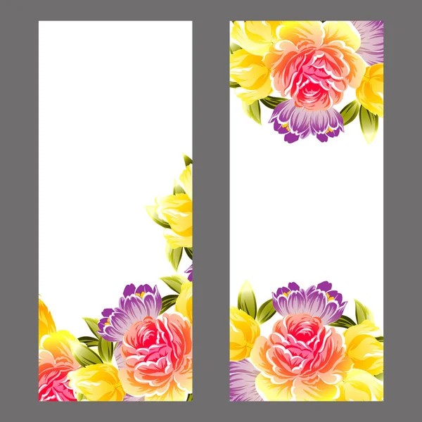 Çiçekli davetiye seti