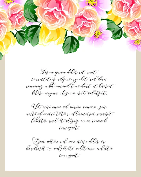 İhale çiçek davetiye