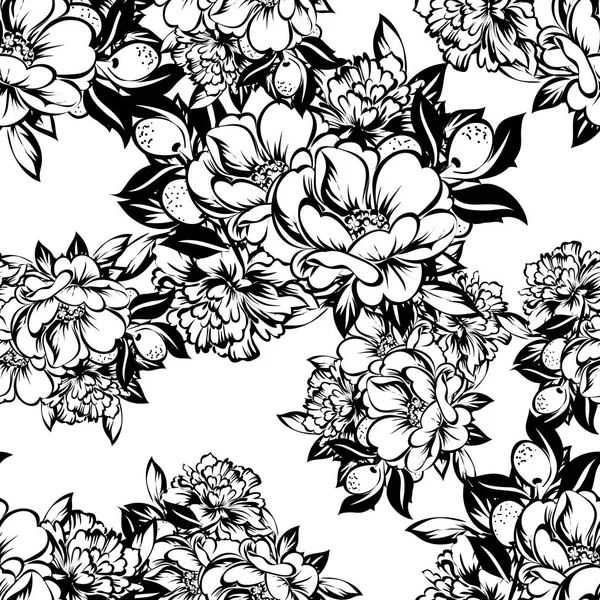 Seamless floral pattern — Stock Vector