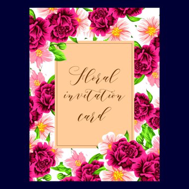 İhale çiçek davetiye