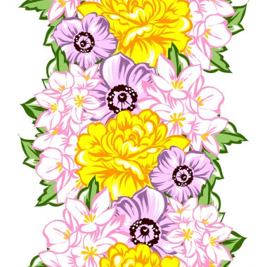 Kusursuz çiçek deseni