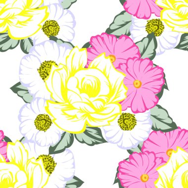 Kusursuz çiçek deseni