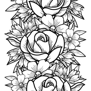 Kusursuz çiçek deseni