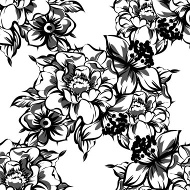 Kusursuz çiçek deseni