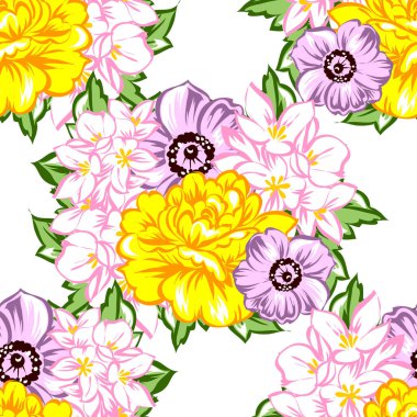 Kusursuz çiçek deseni