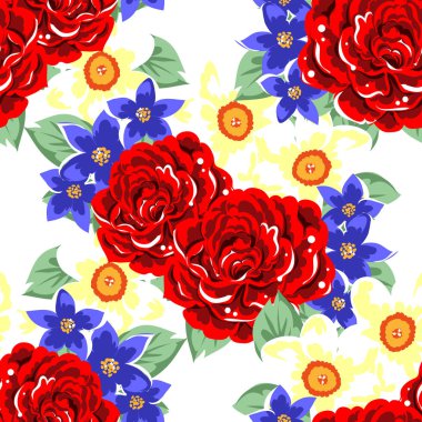 Kusursuz çiçek deseni