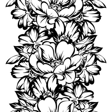 Kusursuz çiçek deseni