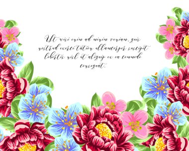 İhale çiçek davetiye